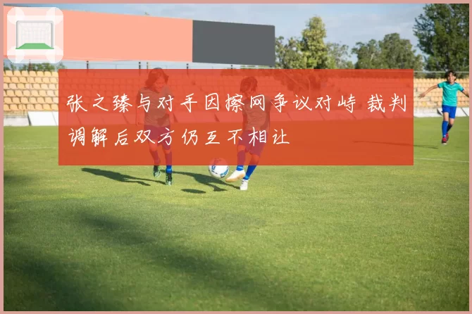 张之臻与对手因擦网争议对峙 裁判调解后双方仍互不相让